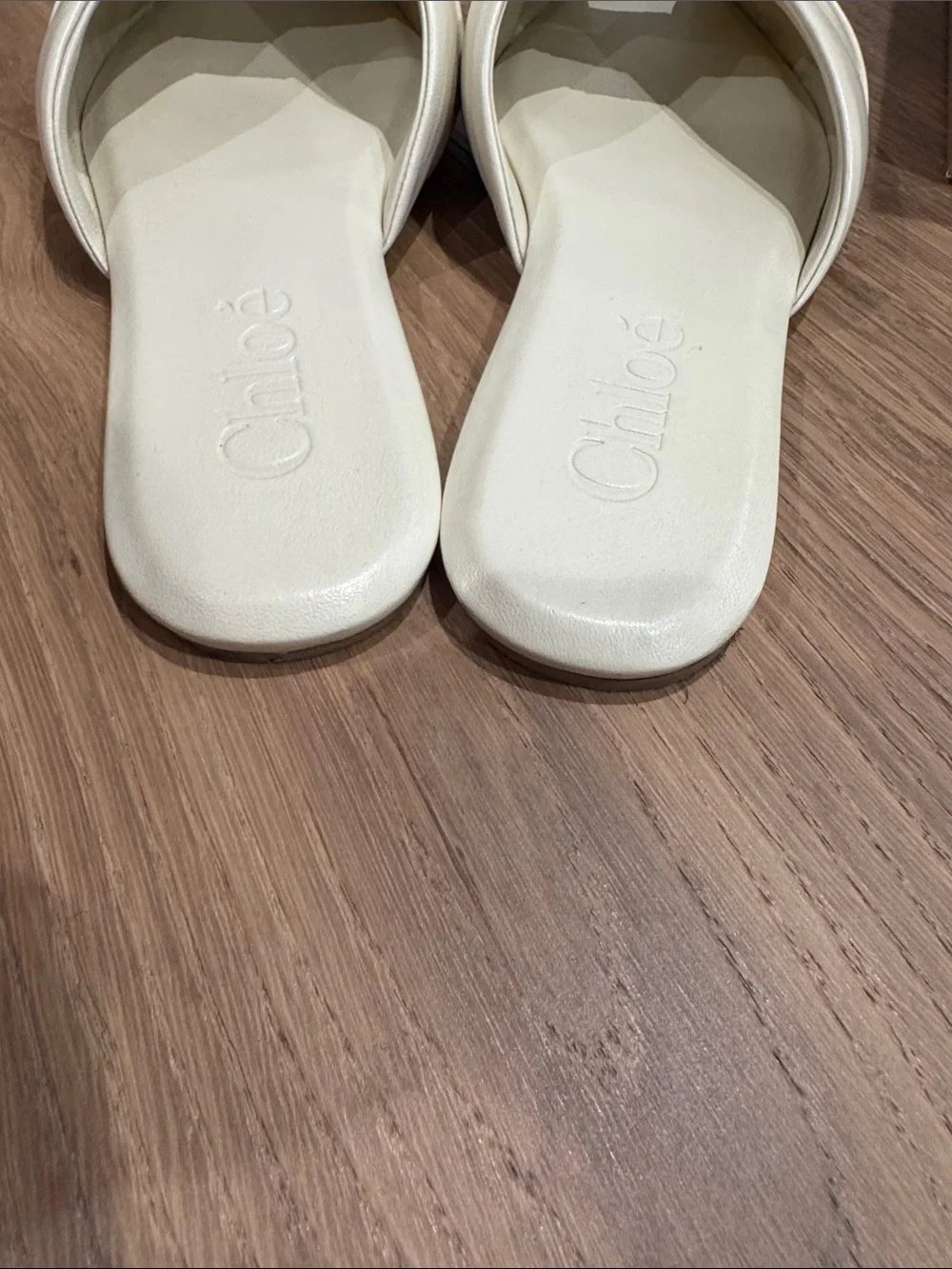 Chloe cream leather